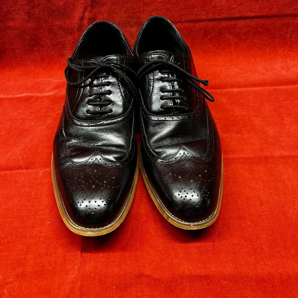 Men's Stacy Adams Black Wingtips